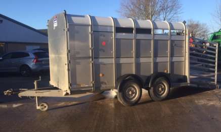IFOR WILLIAMS 12ft x 5ft 10 CATTLE TRAILER             